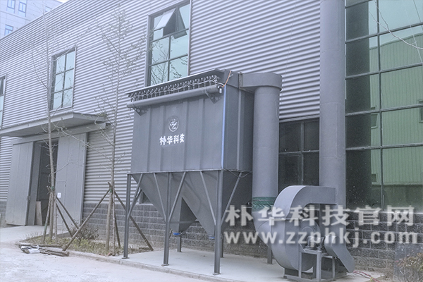 河南沁阳建材行业磨边机脉冲布袋除尘器使用项